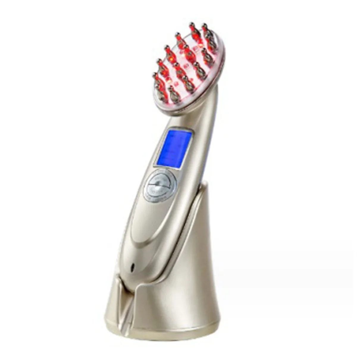 A66I Infrared EMS Radio Frequency Vibration Anti-Dropping Massager Scalp Massage Comb Micro-Current Hair Care Hair Loss
