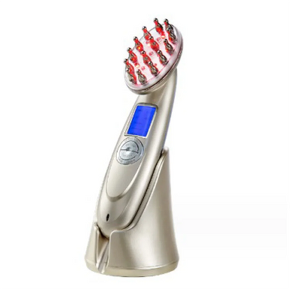 A66I Infrared EMS Radio Frequency Vibration Anti-Dropping Massager Scalp Massage Comb Micro-Current Hair Care Hair Loss