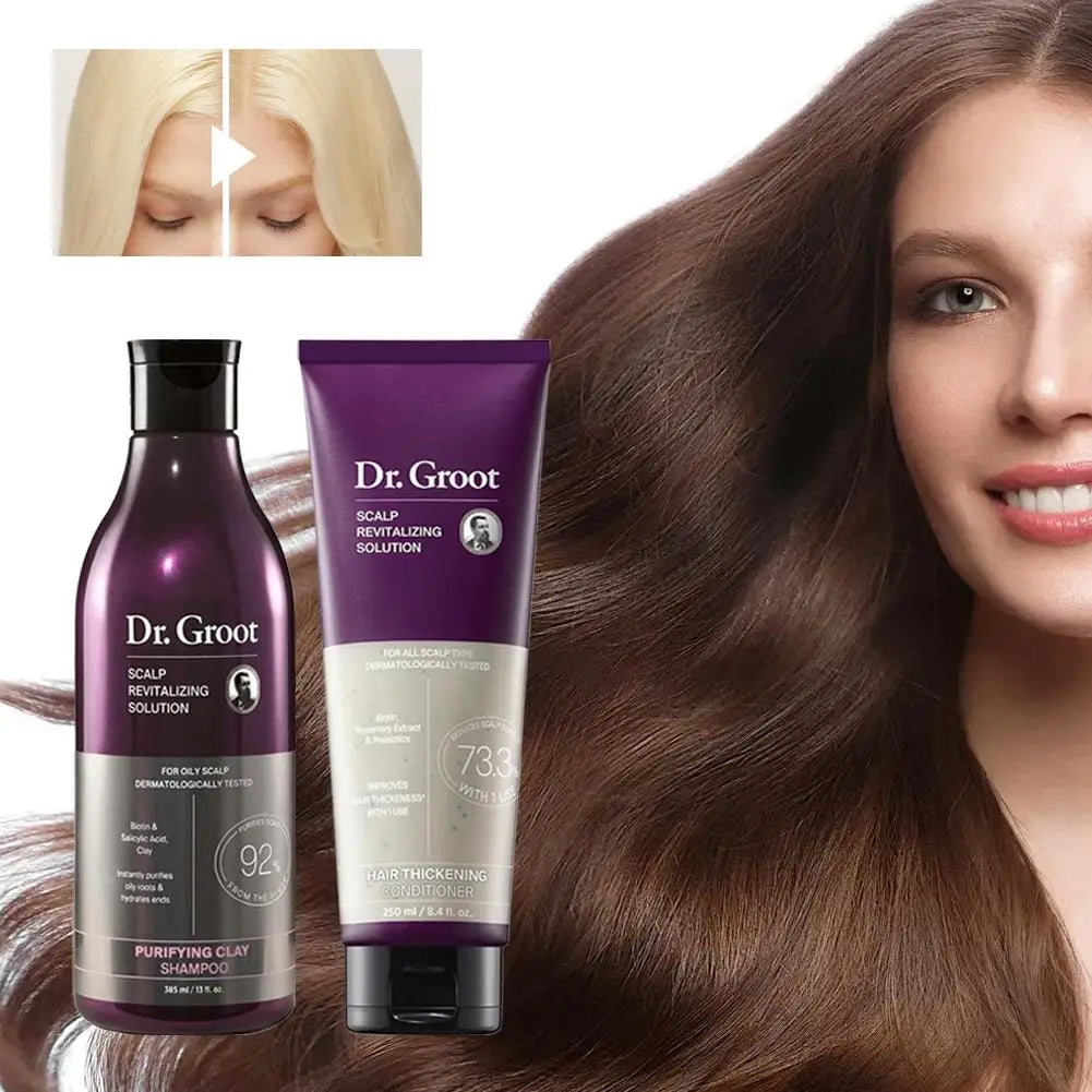 Dr.Groot Korean Shampoo Conditione 5 Seconds Repair Damaged Frizzy Hair Soft Smooth Shiny Nutrition Deep Moisturize Nourishing