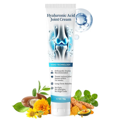50g Joint Care Gel with Hyaluronic Acid Relieves Knee Lumbar Shoulder Neck Pain Soothes Muscles Reduces Stiffness Joint Cream