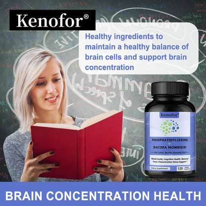 Phosphatidylserine,brain Health Supplement,supports Healthy Thinking and Cognitive Function,Enhances Memory,Enhances Creativity