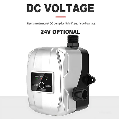 Shower Booster Pump Brushless Water Pump 15m 24V MaxFlow:32L/min Automatic Pressure Controller Household Booster Water Heater