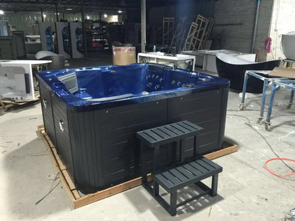 5 Person 2 Lounge Swim Pool Outdoor Spa Hot Tub With Jacuzzier Bathtub Massage Portable Spa