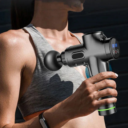 Electric Massage Gun Fascia Deep Muscle Relax Body Neck Massager Shoulder Relax Fitness Equipment Noise Reduction Male Female