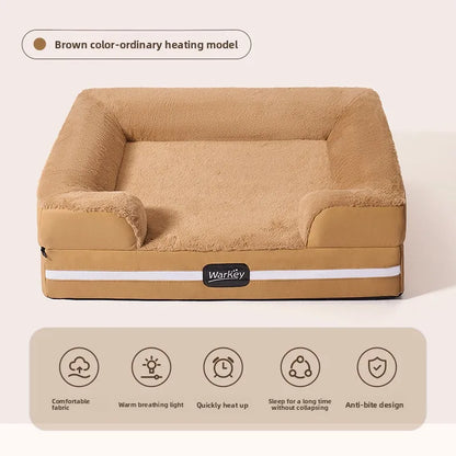 Heated Pet Bed Mat, Constant Temperature Washable Warming Pad, Safe Energy-Saving Cushion For Cats And Dogs