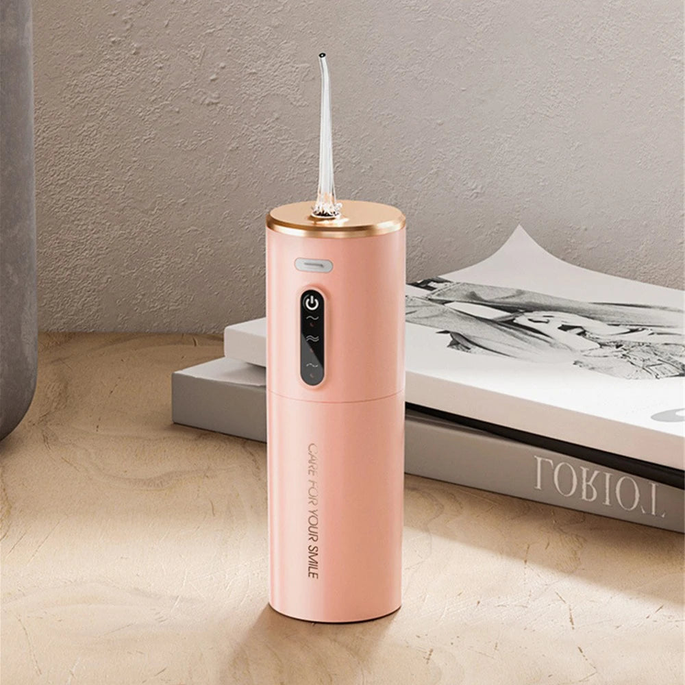 XIAOMI Oral Irrigator Portable IPX7 Waterproof Rechargeable Dental Water Flosser 3 Modes Teeth Cleaner 280ML Dental Water Jet