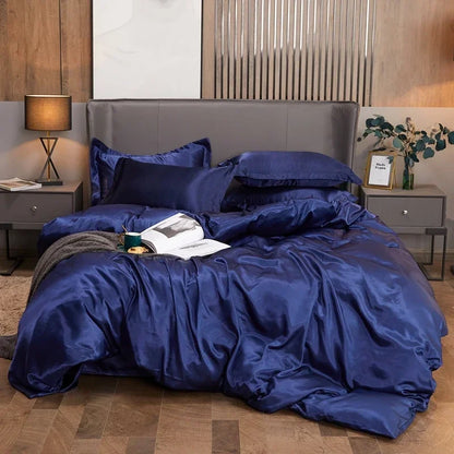 Luxury Solid Color Bedding Set