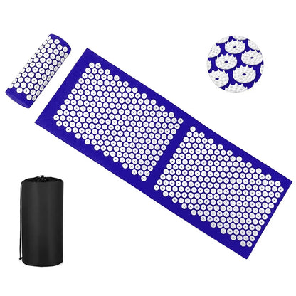 Yoga Acupuncture Pad Acupoint Massage Fitness Pilates Finger Pressure Sponge Foot Massage Pads Stress Relief for Neck Back Pain