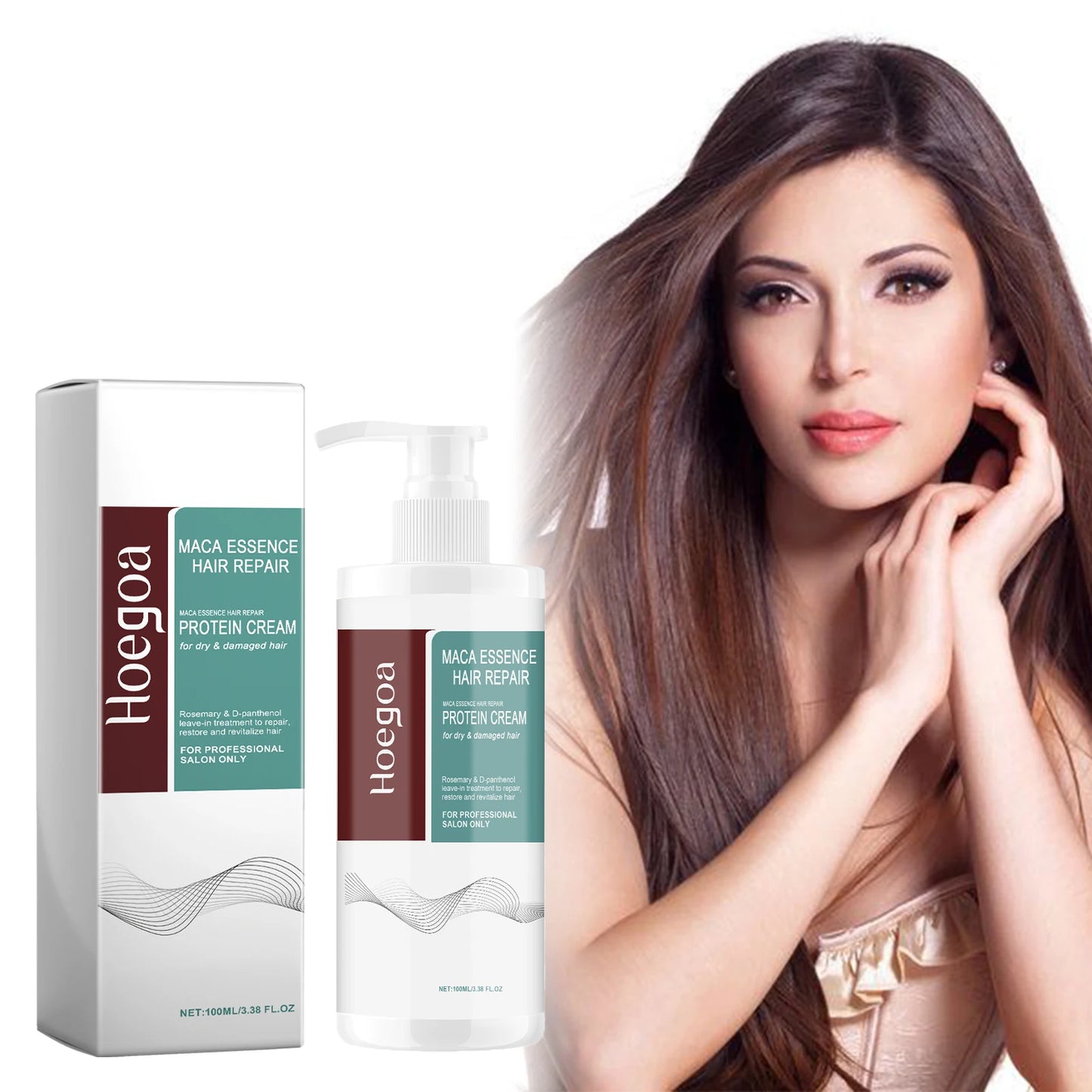 Keratin Leave-In Conditioner Repairs Damaged, Split, and Tangled Hair, Moisturizes Roots, and Adds Natural Shine