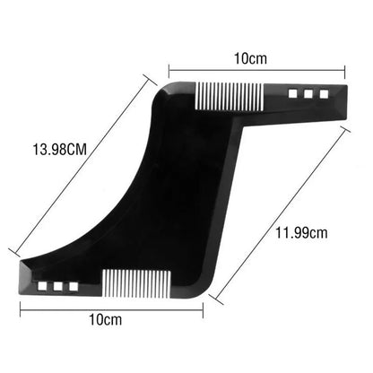 Men Beard Comb Beard Care Template Beard Brush Moustache Moulding Comb For Hair Beard Trimmer Salon Tools Barber Accessories