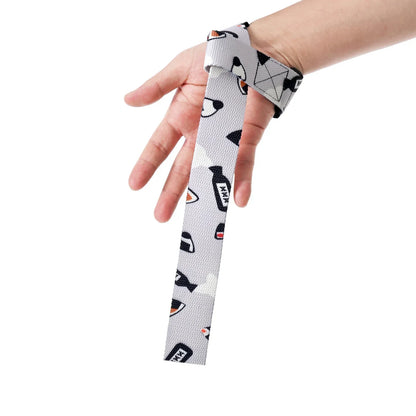 Anime Weight Gym Wrist Wrap Lifting Straps Weightlifting Lifting Straps, Power Workouts Lifting Deadlift Straps Padded Men