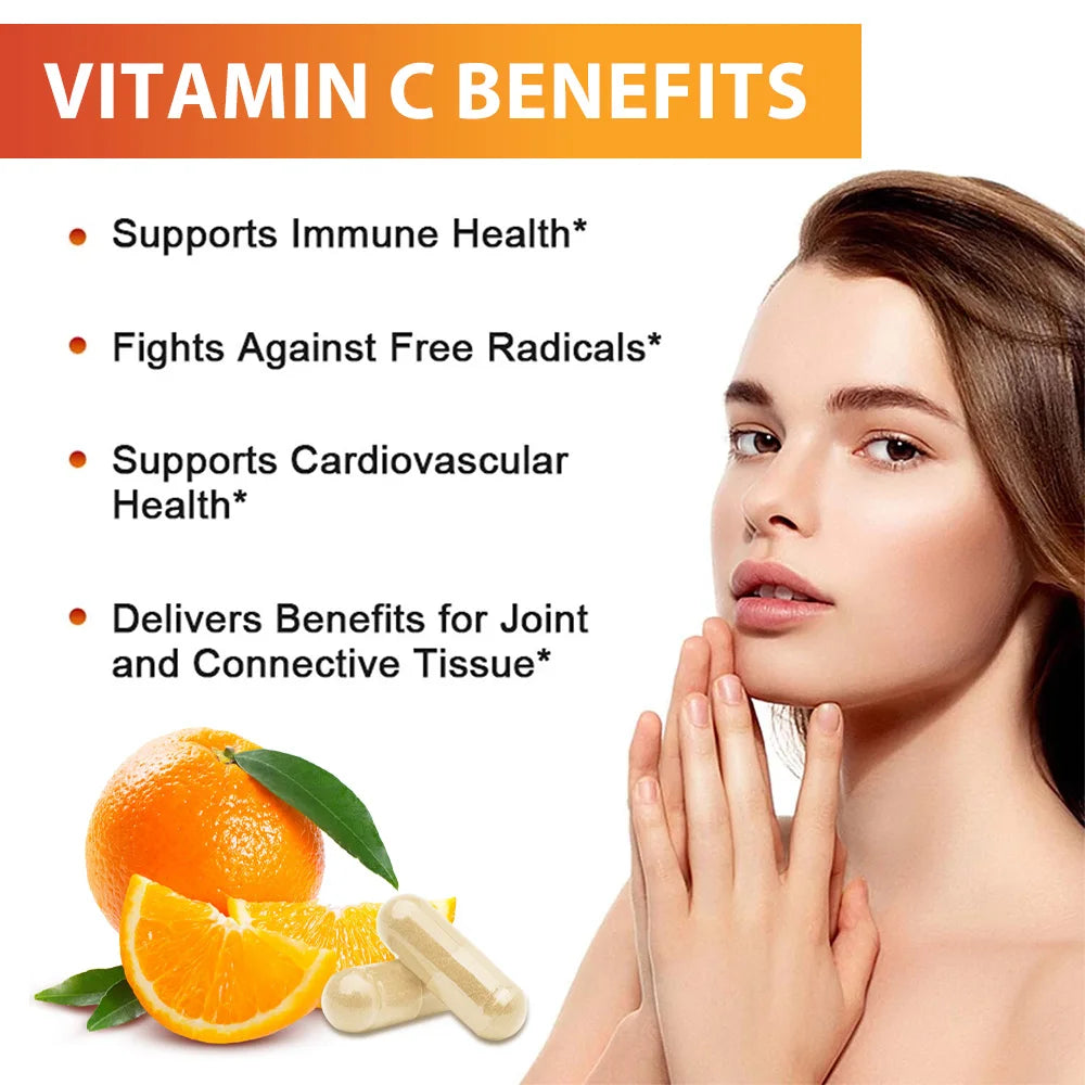 Liposomal Vitamin C 1700 Mg, Vitamin C Supplement - Enhanced Absorption, Ascorbic Acid, Immune Support