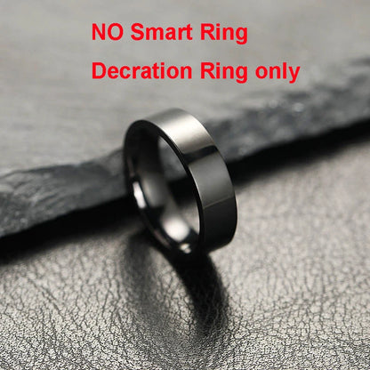 2025 New Smart Ring Heart Rate/Health Sleep Monitor Multi Sport Modes IP68 & 10ATM Waterproof Use Time 3 Days Rings Gift For Man