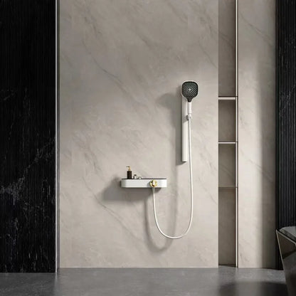 Luxury Modern Brass Bathroom shower faucet set Hot Cold water shower set Rainfall Waterfall 3 mode Shower faucet Wall Mounted