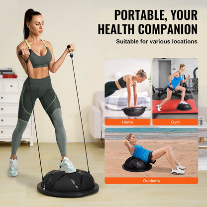 23in Half Exercise Ball Trainer 660lbs Capacity