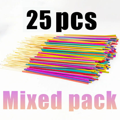 Mixed Aromatherapy Wooden Sticks - Lavender, Sage, Roses, Sakura, Lemongrass, Jasmine, Coconut, Lemongrass, Mint, Eucalyptus, Sandalwood, Blackberry, Etc. - Expanded Size, Wholesale Bulk, Suitable for Home and Outdoor Use, Ho