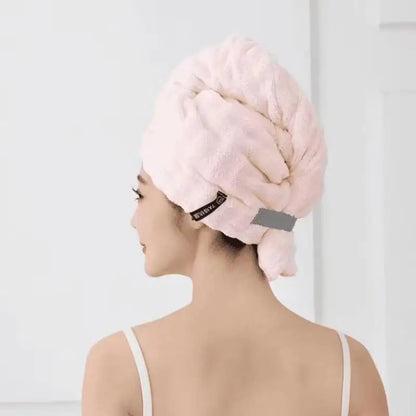 Ladies' Dry Hair Head Scarf, Thickened for Rapid Absorption and Quick Drying Cap