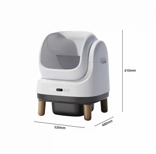 Wholesale Pet Supplies - Petree OpenSmart Self-Cleaning Cat Litter Box With Odor Control, Automatic Litter Cleaning
