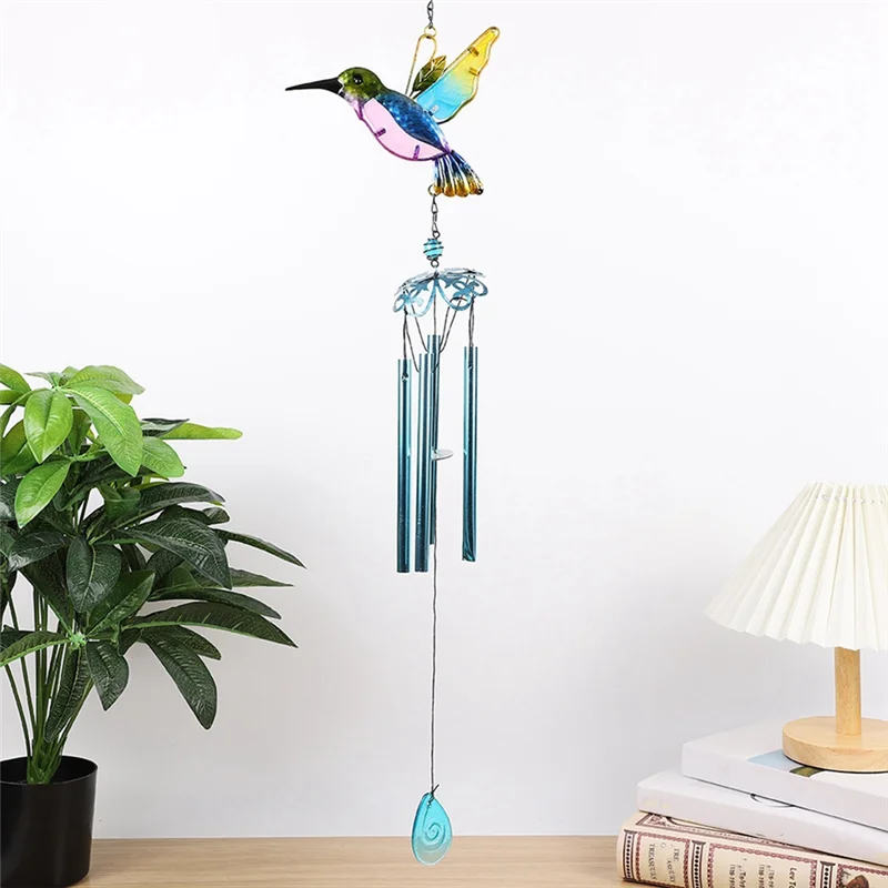 AFOURT-Wind Chime Glass Gardening Wind Chimes Pendant High Quality For Wall Window Door Ornaments