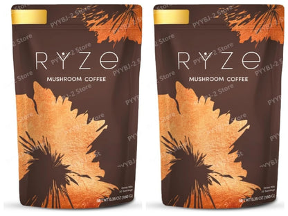 Organic Mushroom Coffee Powder Contain 6 Types Adaptogenic Mushrooms Extract MCT Oil Brewing Use Smooth Daily Beverage Support