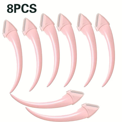 Precision Eyebrow Razor for Women - Meniscus & Slant Blade, Safe for Facial Hair Removal Gentle