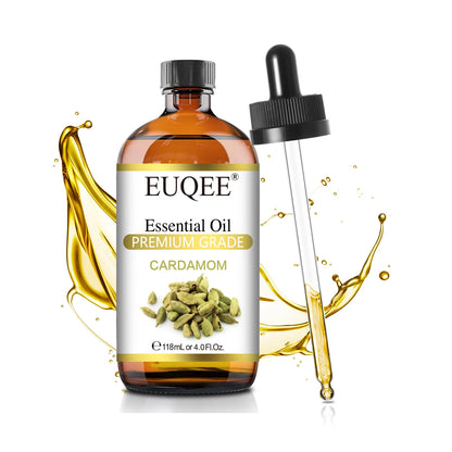 EUQEE 118ml (4 fl. oz) Pure Essential Oil-Sweet Orange Bergamot Cinnamon Lavender Tea tree Premium Aromatherapy Oil for Diffuser
