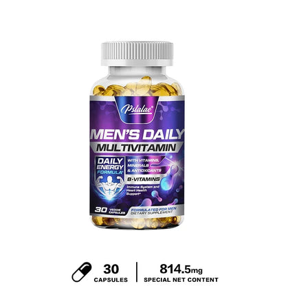 Men's Multivitamin Supplement-Daily Multivitamins and Nutrients To Support A Healthy,Active Lifestyle,Energy,Heart,Brain Health