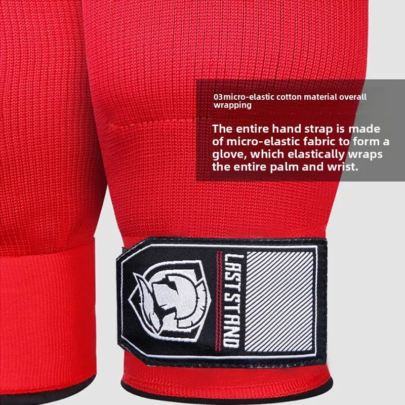 Gel Gloves, Half-finger Boxing Gloves, Lazy Person's Quick Hand Binding, Hand Protection Bandages, Fighting, Boxing, Muay Thai