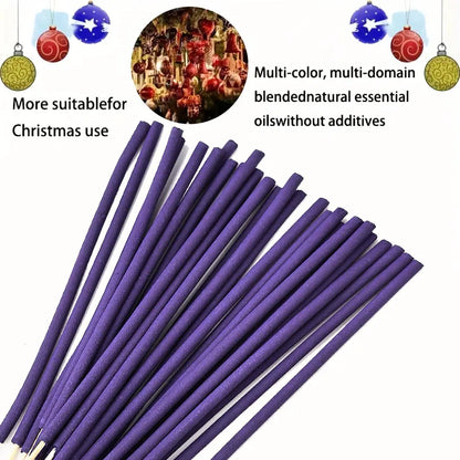 Wholesale 8.66-Inch Saffron Incense Sticks, Made of Natural Incense Powder, Purple Saffron Scent, Essential for Home Air Purification, Premium Selected Saffron Bamboo Stick Incense