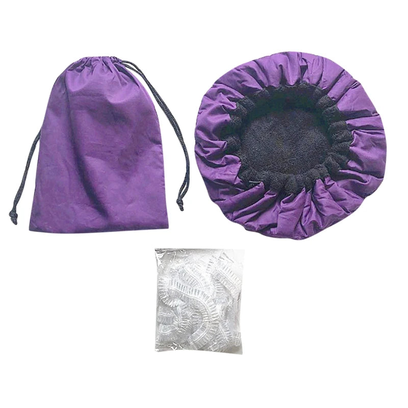 Flaxseed Care Cap Microwave Heating Steaming Cap Hair Care Baked Oil Cap Heating