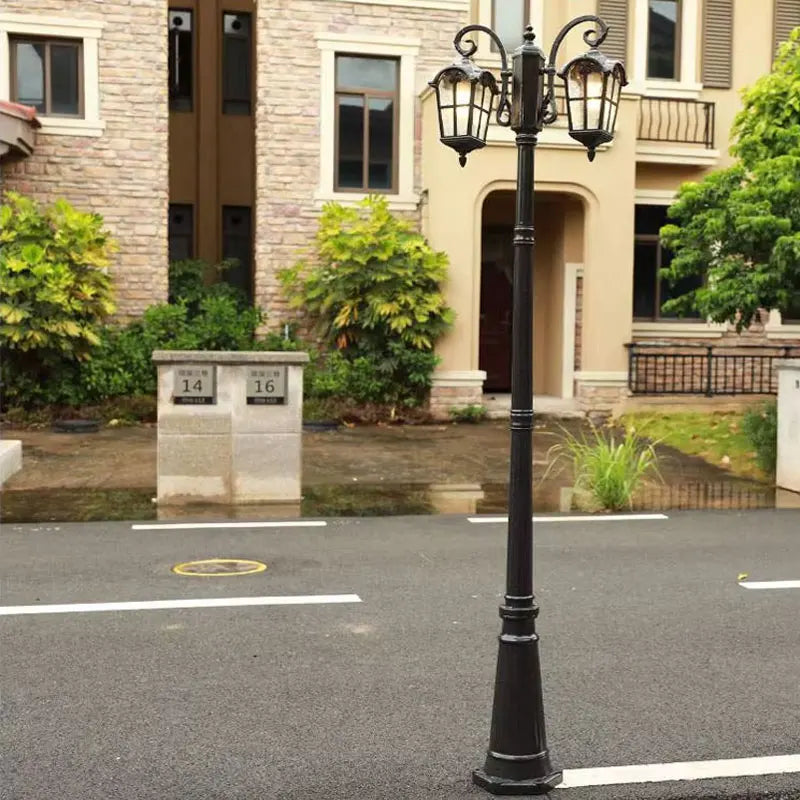 ≈2.3M Led Outdoor Courtyard Street Lights, Gardens, Parks, Ip65 Waterproof And Rust Proof High Pole Lights