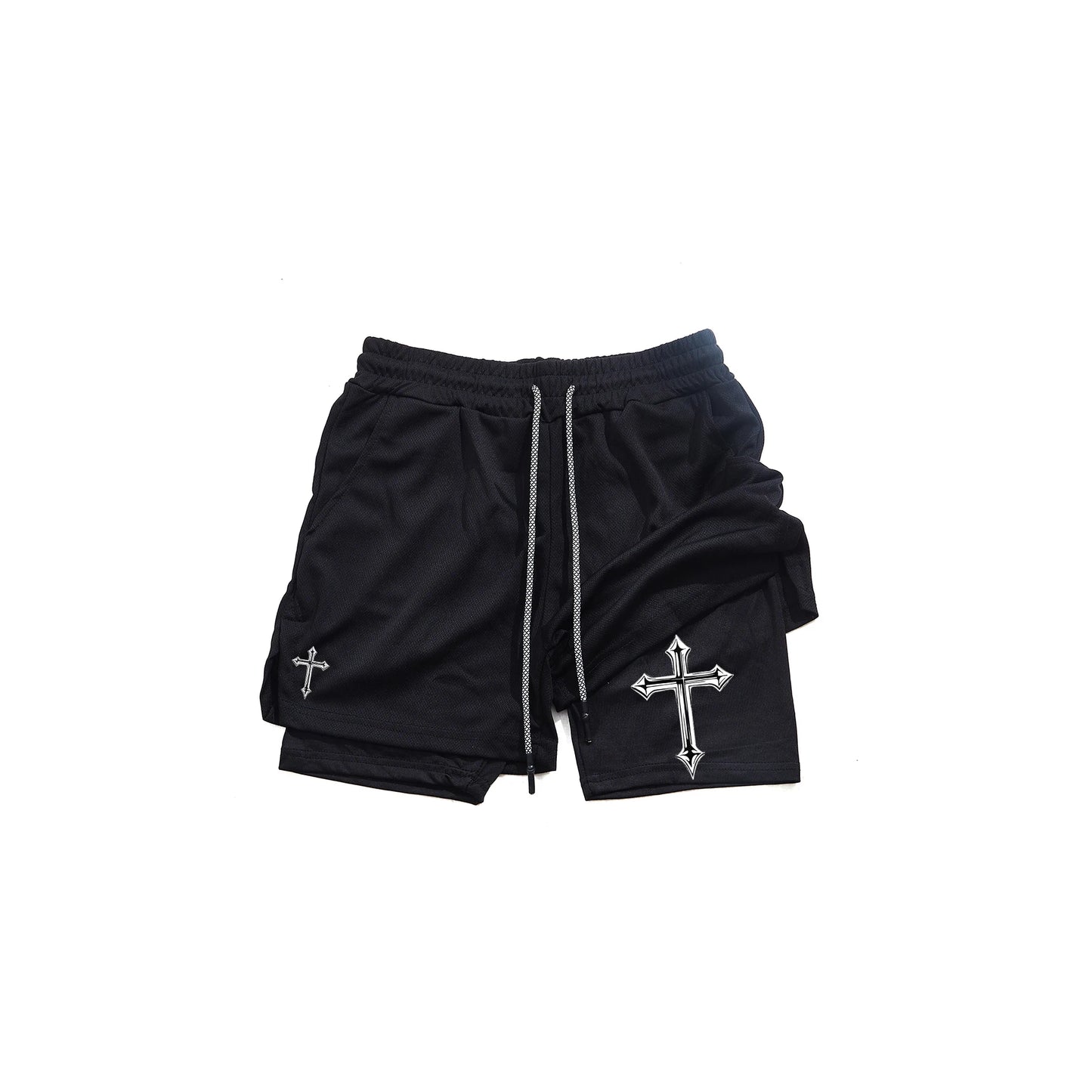 Anime Cross Men's Sports Shorts Breathable Sports Shorts Summer Sports Fitness Running Shorts