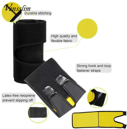 Vensslim Fat Burn Thigh Trimmer Wrap Women Thermo Neoprene Weight Loss Corset 2 Pieces Leggings Shapers Slim Sweat Sauna Belt
