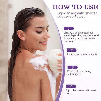 Shower Steamers Aromatherapy - Birthday Gifts for Women, 12 Pack Shower Bombs with Essential Oils. Gifts for Her, Self Care Spa