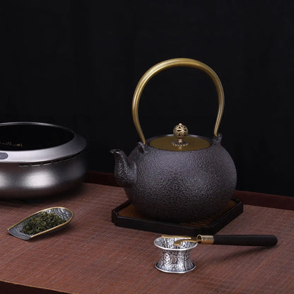 tea Kettle Teapot Traditional Exquisite Heating Evenly Loose tea Pot for Stove Top Restaurant Living Room kitchen