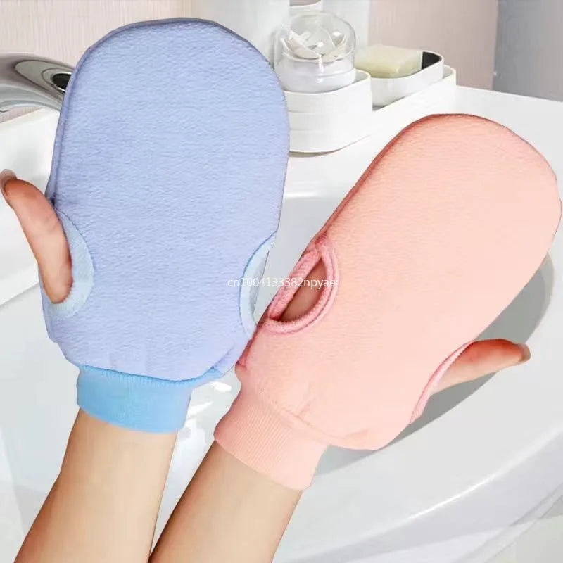 1PCS Bath for Peeling Exfoliating Body Cleaning Scrub Mitt Rub Dead Skin Gloves for Shower Body Brush Towel Foam Body Massage