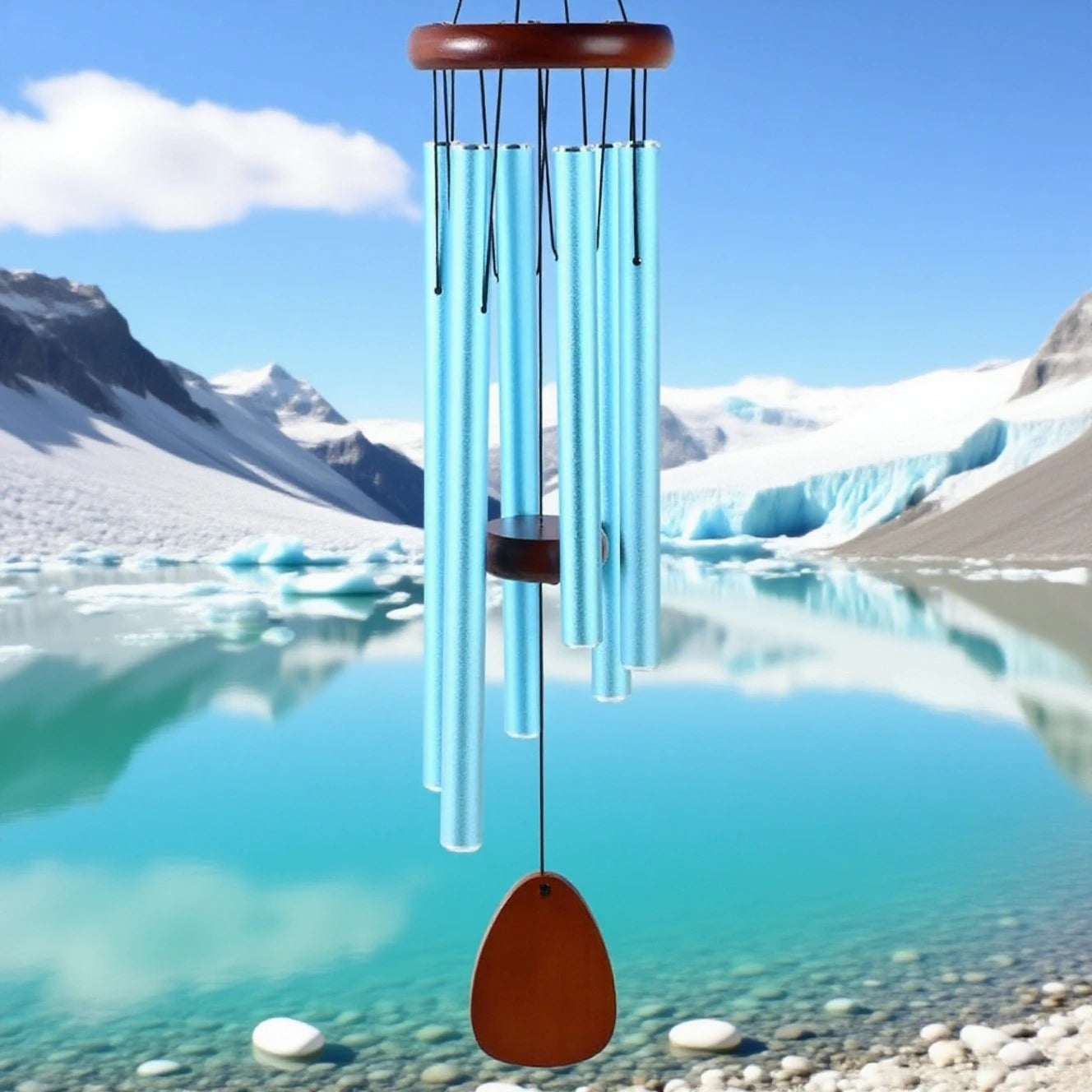 Courtyard Metal Wind Chime Home Outdoor Atmosphere Pendant Classic Metal Aluminum Tube 37 Inch Large-sized Wind Chime Gift New