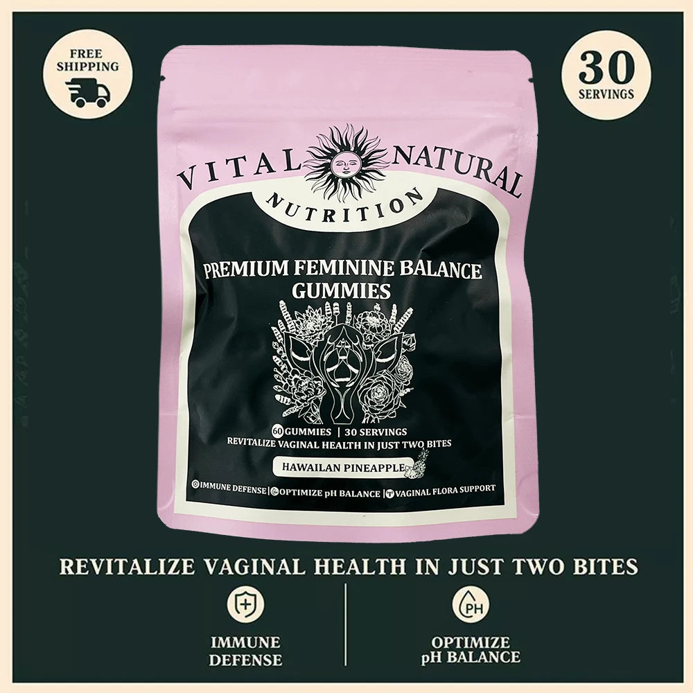 60 pieces of Vital Source Feminine Balance Gummies