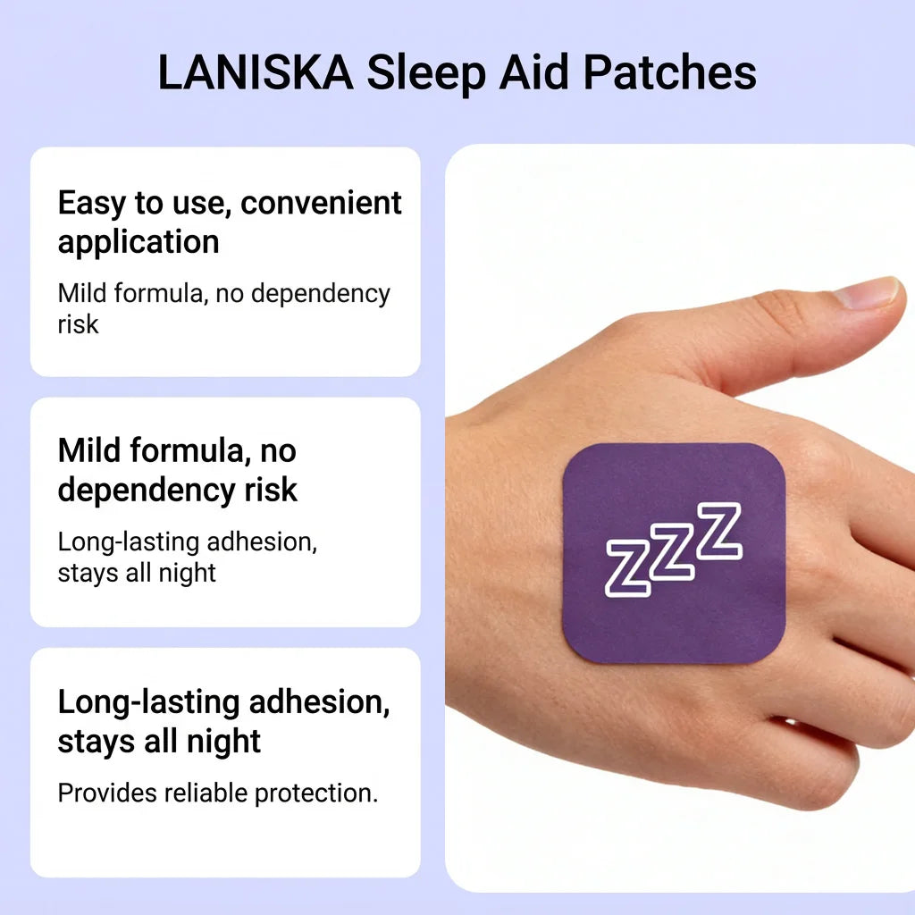 30 Pieces Sleep Aid Patch Improve Sleep Quality Relieve Insomnia Strips for Men and Women Long-Lasting Comfort Better Sleep Care