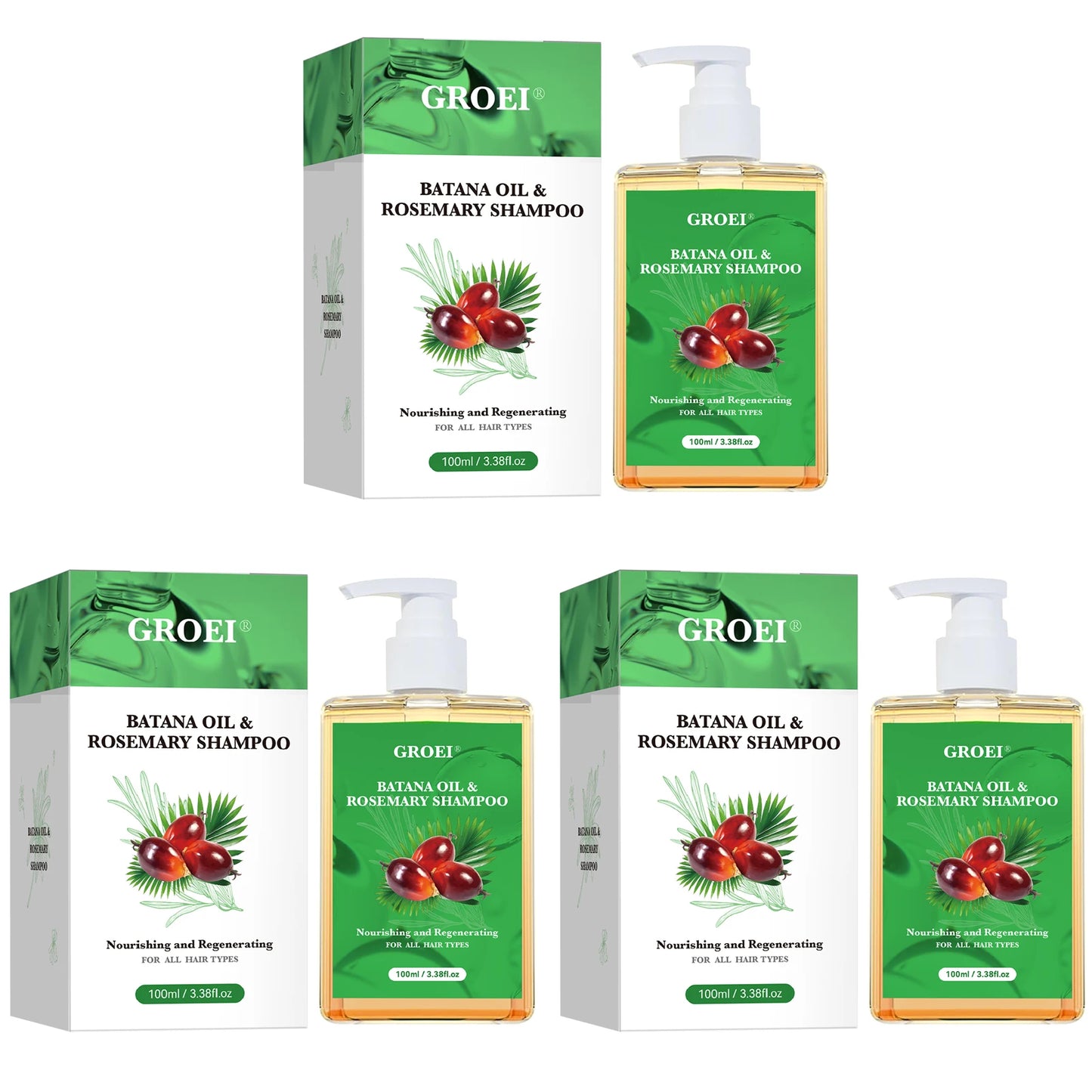 Batana Shampoo. A 100ml treatment that soothes your scalp, reduces hair loss, and encourages natural hair regeneration