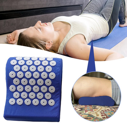 Home Acupressure Pillow Soft Comfort Neck Pain Back Pain DeeRelaxation Spiked Stress Relief   Massage Pillow for family Office