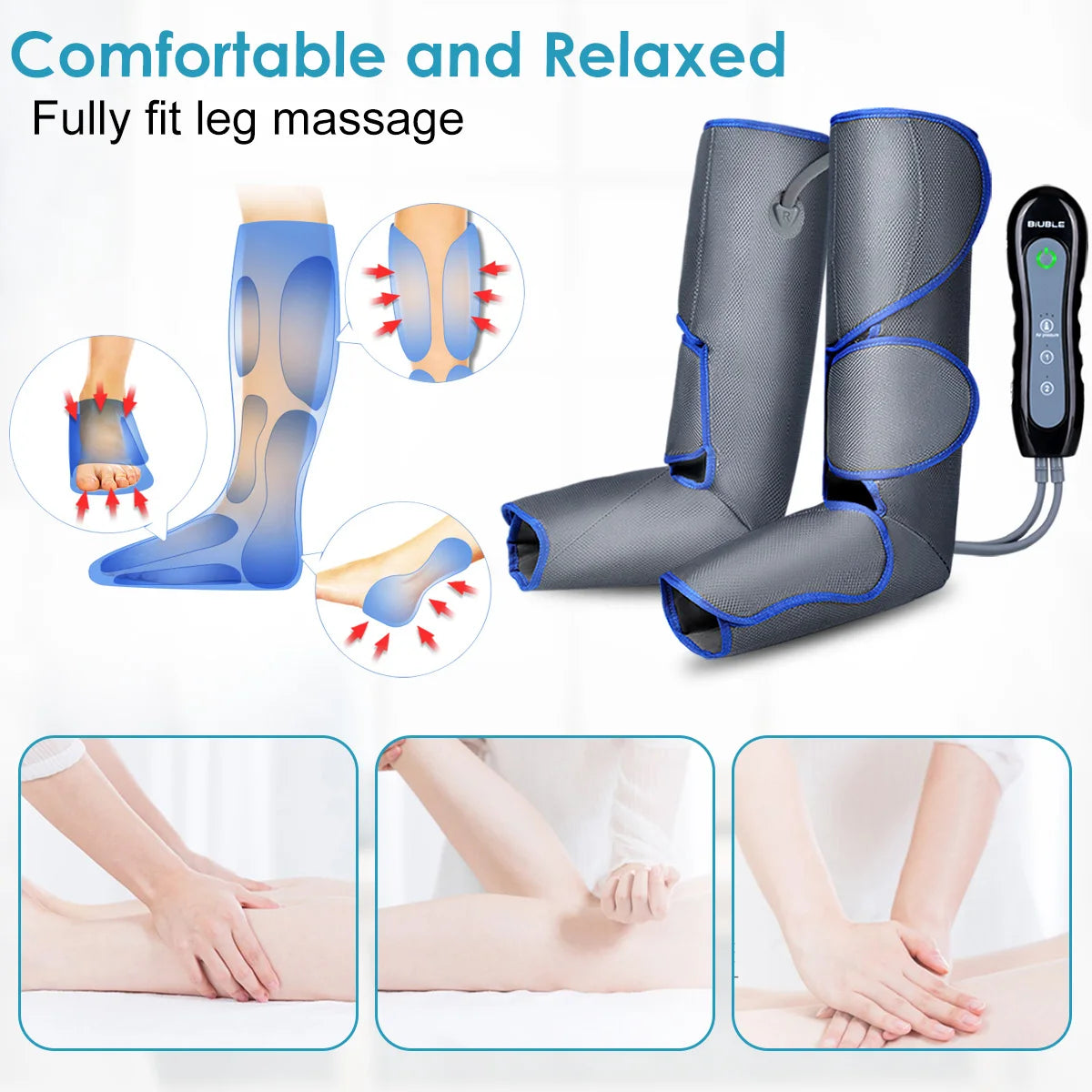 air Compression Leg Massager with Heating Function Massage Products Other Healthcare Supply