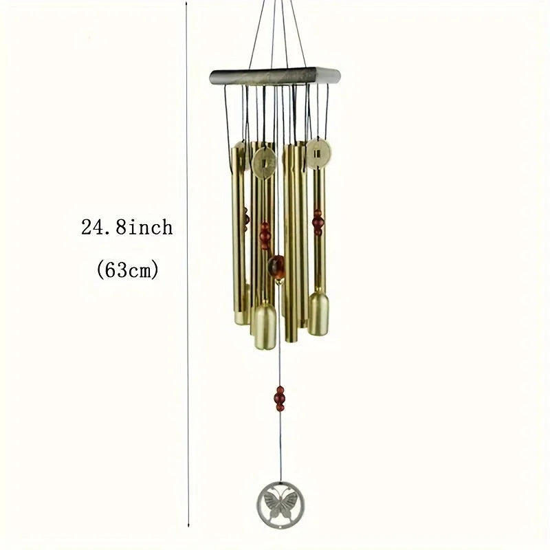 Metal Wind Chimes Outdoor, Garden Wind Chimes for Patio, Heavy Duty Waterproof Deep Tone Wind Chimes for Porch, Yard Decor