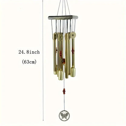 Metal Wind Chimes Outdoor, Garden Wind Chimes for Patio, Heavy Duty Waterproof Deep Tone Wind Chimes for Porch, Yard Decor