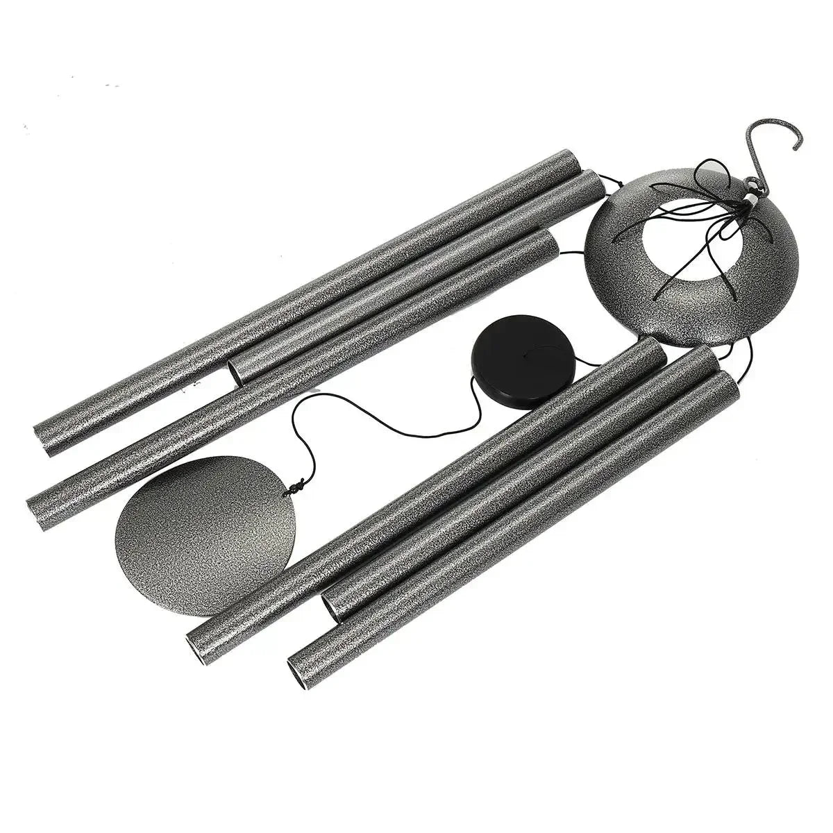 45 Inch Deep Tone Windchime Adjustable Tone Wind Chime Pendant Wind Chimes Bells Balcony Hanging Ornament Garden Home Decorative