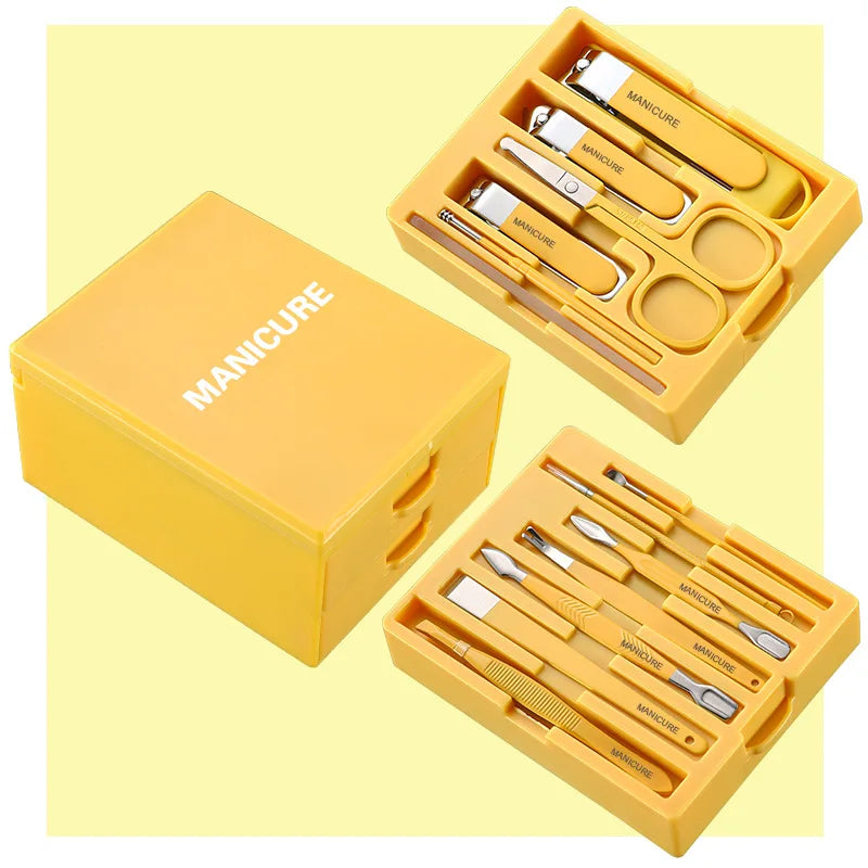 Carbon Steel Anti-Splash Nail Care Tool Large Nail Clippers Wholesale High-Quality Multi-Function Home Nail Clipper Set