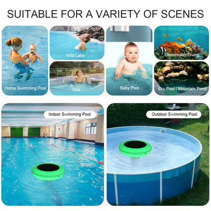 Solar Powered Pool Ionizer 7-Colored LED Night Light Copper Pool Ionizer Copper Pool Cleaner for Fresh & Salt Water Pools & Spas