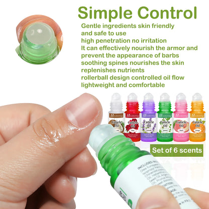 6 colors of nail care nourishing oil nail care repair damaged nails nourishing care skin rejuvenator suitable  daily nail care