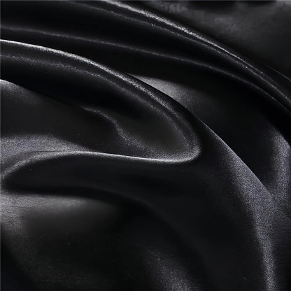 2-piece satin silk pillowcases — decorative pillow covers, bedding accessories; size: 48 × 74 cm; also suitable for car headrest