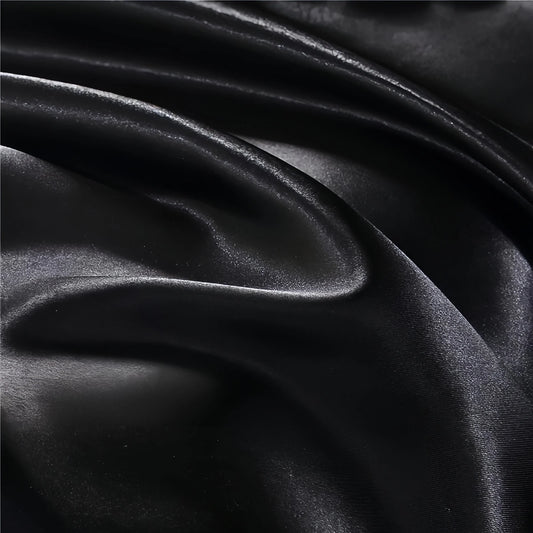 2-piece satin silk pillowcases — decorative pillow covers, bedding accessories; size: 48 × 74 cm; also suitable for car headrest